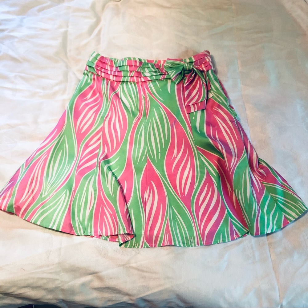 Lilly pulitzer Adeline silk skirt 4